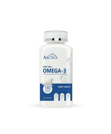 Arctica Harp Seal Oil Omega-3 Capsule Heart Health 500 mg 180 softgels