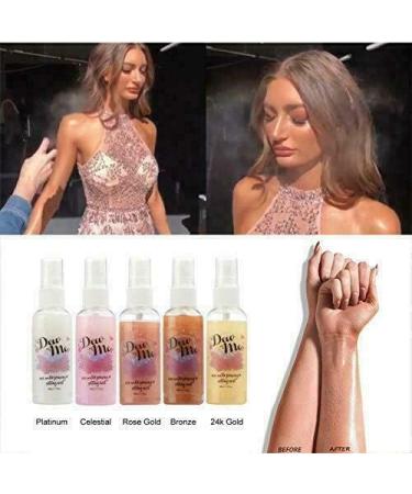 AQUAPURITY - PHOERA Dew Me Rose Water Priming and Setting Mist Spray Moisturizing & Hydrating Botanicals Make up Highlighter Effect Pore Minimizer Face Toner Cruelty Free (102 Celestial) - Buy Online on SooperMarket.com