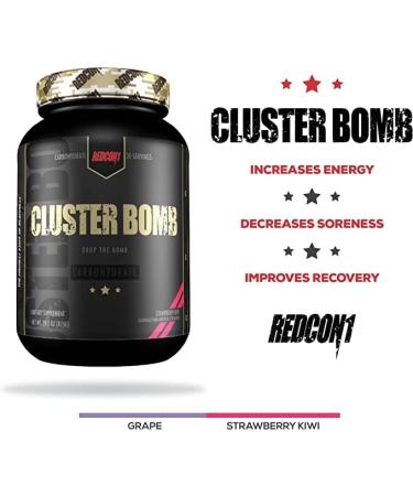 Redcon1 Clusterbomb - Intra/Post Workout Carbohydrates 30 Servings (Unflavored) - Buy Online on SooperMarket.com