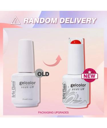 Arte Clavo Milky Pure White Gel Nail Polish - 15ml Soak Off LED Long-Wear Nail Gel for DIY Home Manicure | 1 Pcs Mirror Shine Essential Polish - Buy Online on SooperMarket.com