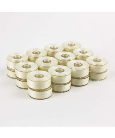 DecoBob Pre-Wound Bobbins Class 15 - Antique White | WonderFil Specialty Threads - Buy Online on SooperMarket.com