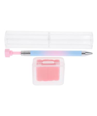 PLAFOPE 1 Set Nail Art Drill Pen Nail Art Point Pen Striping Liner Brush Nail Art Calligraphy Pen Manicure Painting Pens DIY Nail Art Pen Nail Art Painting Tools Diamond Picking Pen Abs 14.50X1.00X1.00CM Multi