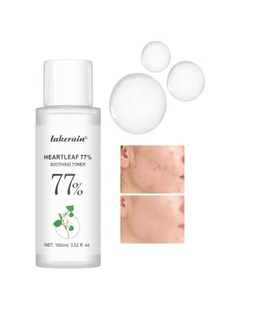 Heartleaf 77% Soothing Toner Deeply Moisture and Oil Balance Balancing Oil with Houttuynia Cordata Extract Repairs Calming Skin and Hydrating Heartleaf Skincare Facial Toner for Women