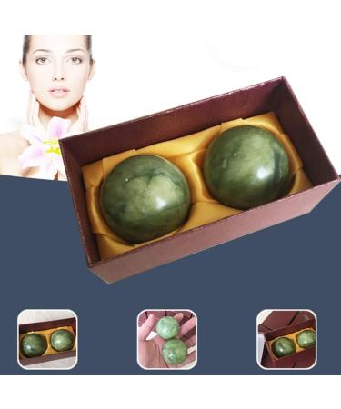 Shop Jade Massage Balls - 2pcs Hand Massager for Stress Relief & Health | Baoding Exercise Roller - Buy Online on SooperMarket.com