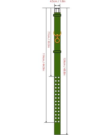 Buy Entatial Cattle Collar - Portable & Lightweight Cow Collar with Double Row Hole Design | Medium Size for Livestock | International Shipping Available - Buy Online on SooperMarket.com