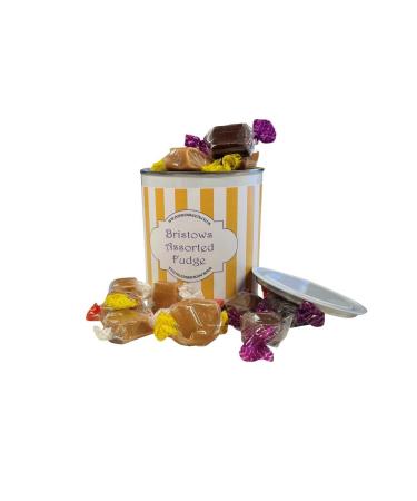 Personalized Customise With Your Own Message 250g Paint Pot Tin of Bristow's Assorted Fudge