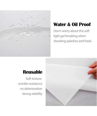 6-Pack Diffusion Gels Filter Kit 15.7x19.6in/40x50cm for Lighting Diffuser Film Roll - Photography Video LED Flash Strobe Light - Buy Online on SooperMarket.com