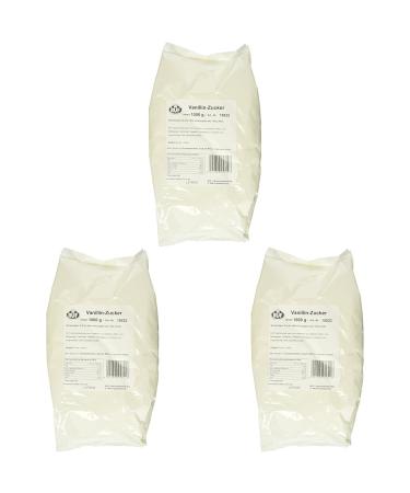 Ruf vanillin sugar large packing kitchen classic for baking cooking and preparing pudding and cream folds gluten-free vegan (pack with 3) 3 pack of 1x1000g