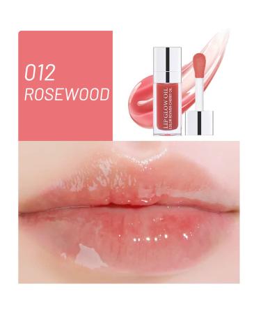 ZARICS Plumping Lip Oil - Hydrating Gloss, Tinted Balm for Nourishing Lip Care - Long Lasting Glow, Non-Sticky Formula - Rosewood Shade - Buy Online on SooperMarket.com