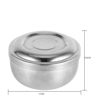 Premium Shaving Soap Peel for Men Wet Shaving Cup with Silver Metal Shell Lid & Anti-Skid Base - Buy Online on SooperMarket.com