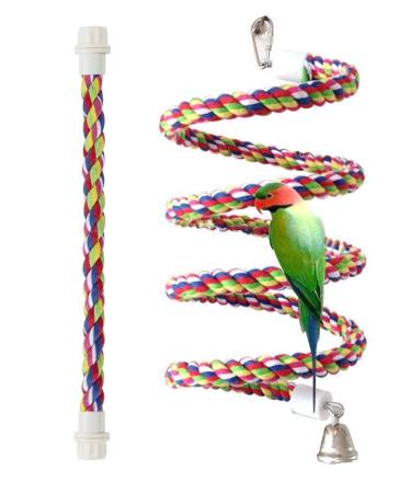 Pets vv Rope Bungee Bird Toy Bird Perch