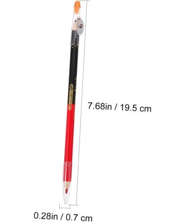Gogogmee 12pcs Lip Liner Eyeliner Eyebrow Pen Eyeliner Black Eyebrow Precision Brush Wooden - Buy Online on SooperMarket.com