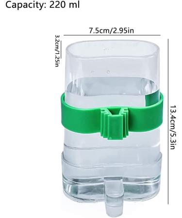 Water Feeders for Birds Liwein 4 Pack Bird Water Dispenser Automatic Bird Feeder Food Dispenser Pet Feeder Water Cup for Parrots Budgie Cockatiel - Buy Online on SooperMarket.com
