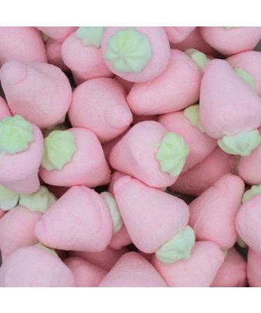 Jelly Filled Strawberry Marshmallows 225g Sweet Pouch