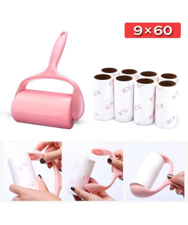 YQMAJIM Lint Roller Kit | 9 Refills 540 Sheets - Super Sticky Pet Hair Remover for Clothes Carpets & Car Seats - Buy Online on SooperMarket.com