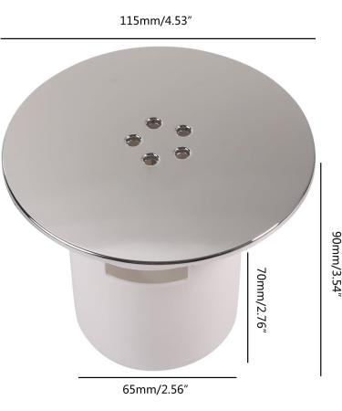 Shower Drain Cover Shower Plughole Cover Shower Drain Cover Replacement Shower Trap Cover FastFlow Shower Plug Plastic Shower Plughole Cover Professional Shower Plughole Cover Shower Waste Trap Cover - Buy Online on SooperMarket.com