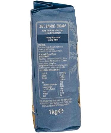 Hovis | Granary Bread flour 5X1kg | Suitable for vegetarians | Suitable for hand baking and bread machines | Make tasty loaves of bread - Buy Online on SooperMarket.com