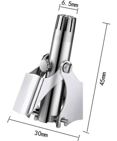 TEMKIN Stainless Steel Nose Hair Trimmer - Washable Portable & Manual Nose Hair Razor for Effortless Grooming - Buy Online on SooperMarket.com
