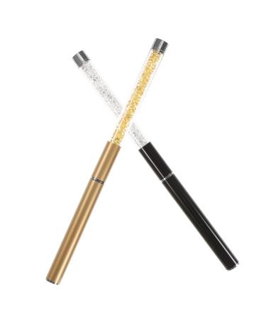 Balacoo 4 Pcs Grafting Eyelash Brush Set | Eyeliner Stamp White Eyeliner Eyebrow Spoolie & Glitter Gel | Perfect Eye Makeup Tool for Stunning Looks - Buy Online on SooperMarket.com