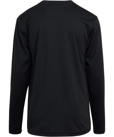 RBX Boys' 2 Pack Athletic T-Shirt - Active Performance Dry-Fit Sports Tee | Size 14-16 | Grey/Charcoal - Buy Online on SooperMarket.com
