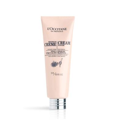 L Occitane Cream-to-Foam Facial Cleanser Infused with Fig and Honey for Normal to Oily Skin  4.5 oz
