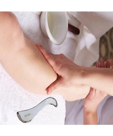 NCCYOOT gua sha tool gua sha stainless steel iastm tool Gussha massage tool muscle scraping tool for Soft Tissue Therapy and Reduce Arms Back Legs Neck Shoulder Muscle Pain(ms) S shape - Buy Online on SooperMarket.com