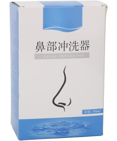 Nasal Irrigation Set 300ML - Sinus Rinse Bottle for Adult & Kid - Blue - Buy Online on SooperMarket.com