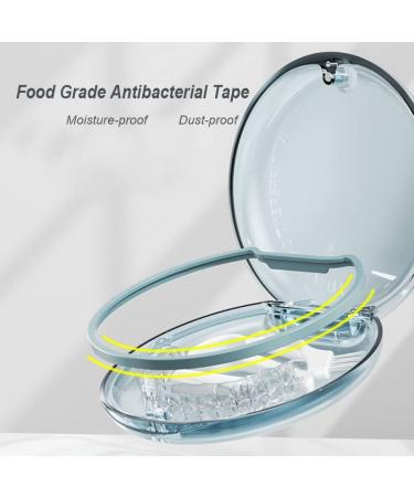 Compact Pocket Sized Invisalign Aligner Case with Magnetic Closure in Black - Buy Online on SooperMarket.com