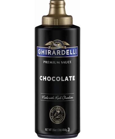 Ghirardelli Chocolate Chocolate Flavored Sauce Squeeze Bottle 16 fl. oz. Chocolate 1 Pound (Pack of 1)