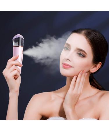 FANTEXY Nano Facial Mister with Skin Analyzer & Moisture Tester - Portable Mini Cool Face Mist Steamer for Eyelash Extensions & Hydration - Buy Online on SooperMarket.com