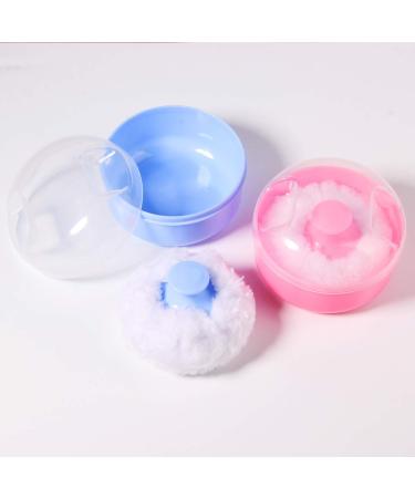 Arroyner Baby Body Cosmetic Powder Puff Set - Pink & Blue (2pcs) - Buy Online on SooperMarket.com