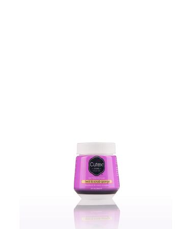 Cutex Nail Polish Remover Twist & Scrub Sponge 2 oz (Pack of 2) 2 Fl Oz (Pack of 2)
