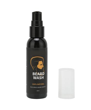 60ml Beard Shampoo - Portable Softening & Cleansing for Men's Beard Care | International Shipping - Buy Online on SooperMarket.com