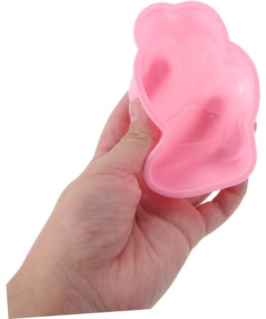 PRETYZOOM 6pcs Silicone Cake Mold Ice Cube Moulds Round Silicone Molds Cupcake Baking Cups Silicone Mini Cakes Chocolate Molds Animal Chocolate Mold Paw Non Stick Can Silica Gel - Buy Online on SooperMarket.com