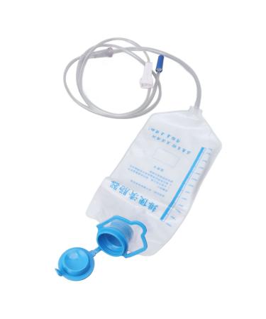 Jopwkuin Klistier-Set for at home 1200 ml capacity relief of constipation hooks for hanging soft silicone-sound bag set for women for at home