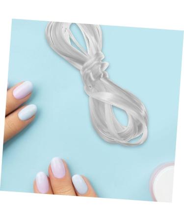 Healeved 3 Adjustable Manicure Fiber Nail Art Fiber Nails Lengthening Tools Nail Extension Nail Diy Extension Fiber Nail Salon Goods Nail Tool False Nails Plastic Fiber Multifunction White - Buy Online on SooperMarket.com