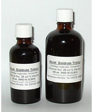 Asvet 100ml Goldenrod drops tincture Solidago virgaurea extract