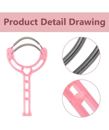 4-Piece Manual Hair Removal Spring Set - Portable Face & Body Epilator Beauty Tools - Buy Online on SooperMarket.com