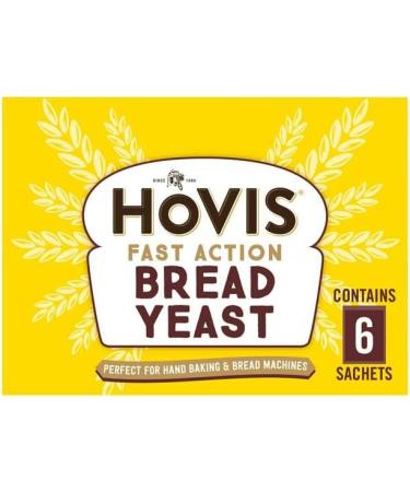 Hovis Bread Yeast Fast Action 6 X 7g | A blend of dried yeast and bread improvers | Suitable for Vegetarians - Buy Online on SooperMarket.com