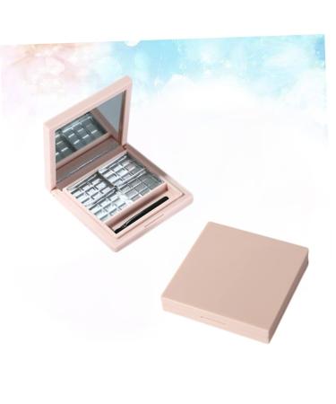 NOLITOY 6 Pcs Empty Eyeshadow Pans - DIY Pink Eye Shadow Palette & Organizer | Magnetic Makeup Tray for Highlighter & Lip Balm - Buy Online on SooperMarket.com
