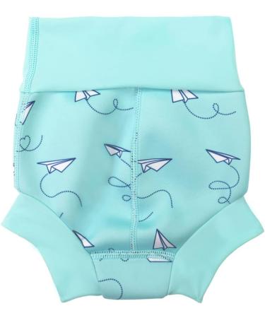 Splash About Baby & Toddler Happy Nappy Reusable Swim Nappy Paper Planes - Size 3-6 Months - Buy Online on SooperMarket.com