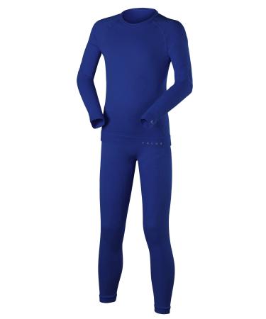 Falke unisex children maximum warm functional underwear set for cold to very cold temperatures sports underwear very warm quick-drying breathable functional material 1 piece 158-164 blue (yve 6714)