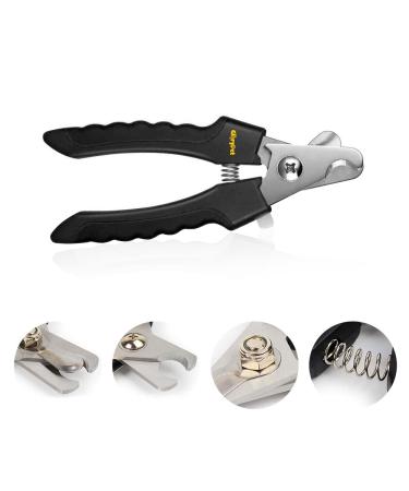 GloryPet 4 in 1 Professional Pet Grooming Kit: Brush, Deshedding Tool, Nail Clippers & Dematting Comb for Dogs/Cats - Long & Short Hair, Medium & Large Breeds (Black) - Buy Online on SooperMarket.com