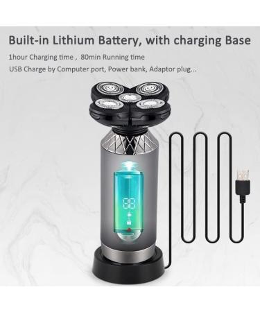 Buy 4 in 1 Electric Razor for Men | Waterproof Rechargeable Shaver & Beard Trimmer - Wet & Dry Use - Buy Online on SooperMarket.com
