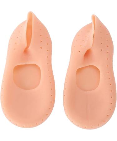 Silicone Protective Socks for Cracked Feet | Anti-Tear Moisturizing Foot Care - M Skin Color - Buy Online on SooperMarket.com