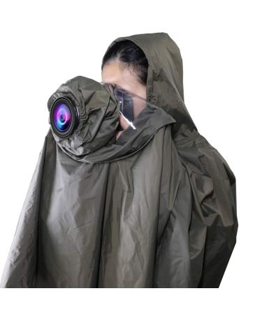 CamRebel Water-Resistant Rain Cover Protector for DSLR Cameras with Standard or Long Lens For Large Cameras