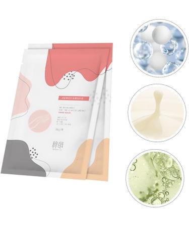 Healeved 6 Pairs Moisturizing Gel Socks Exfoliating Hand Treatment Hand Moisturizing Moisturizing Hands Hydrating Gloves Peel Gloves Non-Woven Fabric White - Buy Online on SooperMarket.com