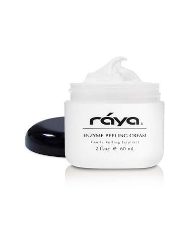 RAYA Enzyme Peeling Facial Cream (109) | Gentle Exfoliating Treatment for Sensitive Skin | Cleanses Polishes and Improves Complexion
