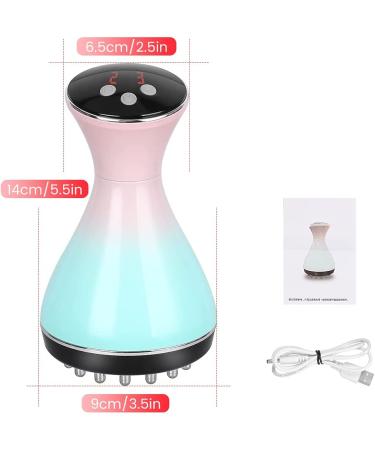 Scienlodic Electronic Micro-Current Dry Brush for Cellulite & Lymphatic Massage | Heating Vibration Handheld Massager - Buy Online on SooperMarket.com