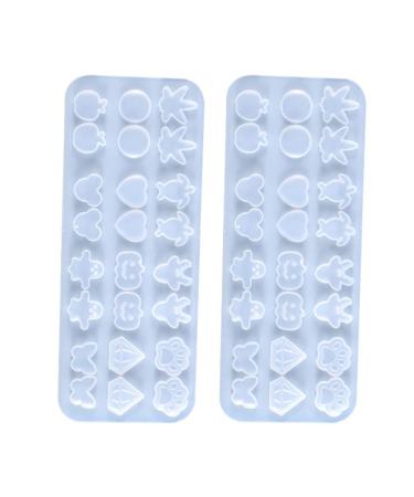 MILISTEN Resin Molds Resin Jewelry Molds 2pcs Silicone Earring Molds Resin Casting Epoxy Resin Charm Molds Chocolate Candy Soap for DIY Jewelry Eardrop Making Resin Keychain Molds Handmade Earrings